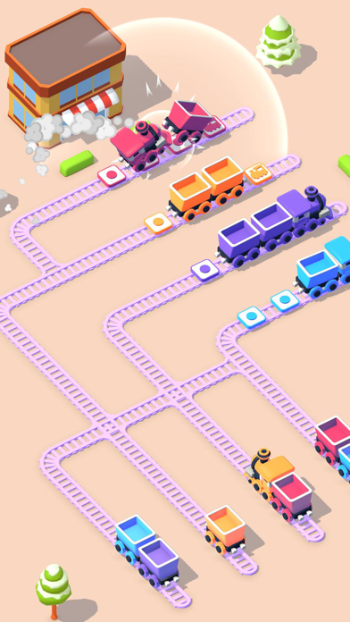 Cuplikan Layar Game Train Puzzle.