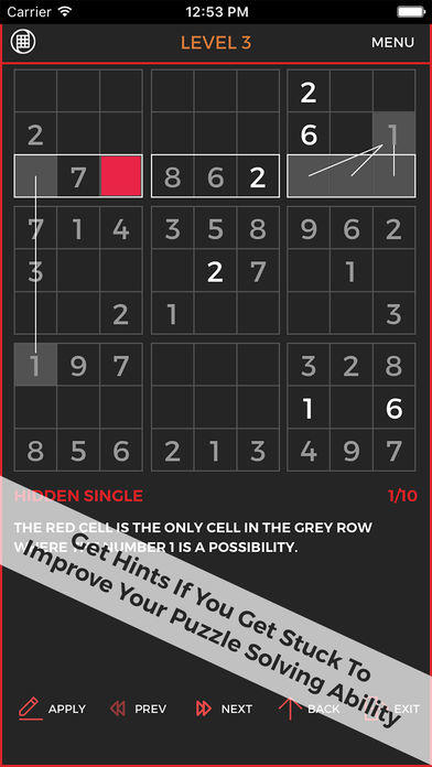 Скриншот игры Sudoku Master