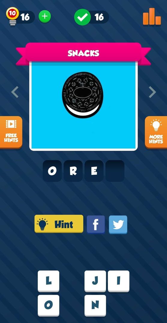 Food Quiz screenshot game