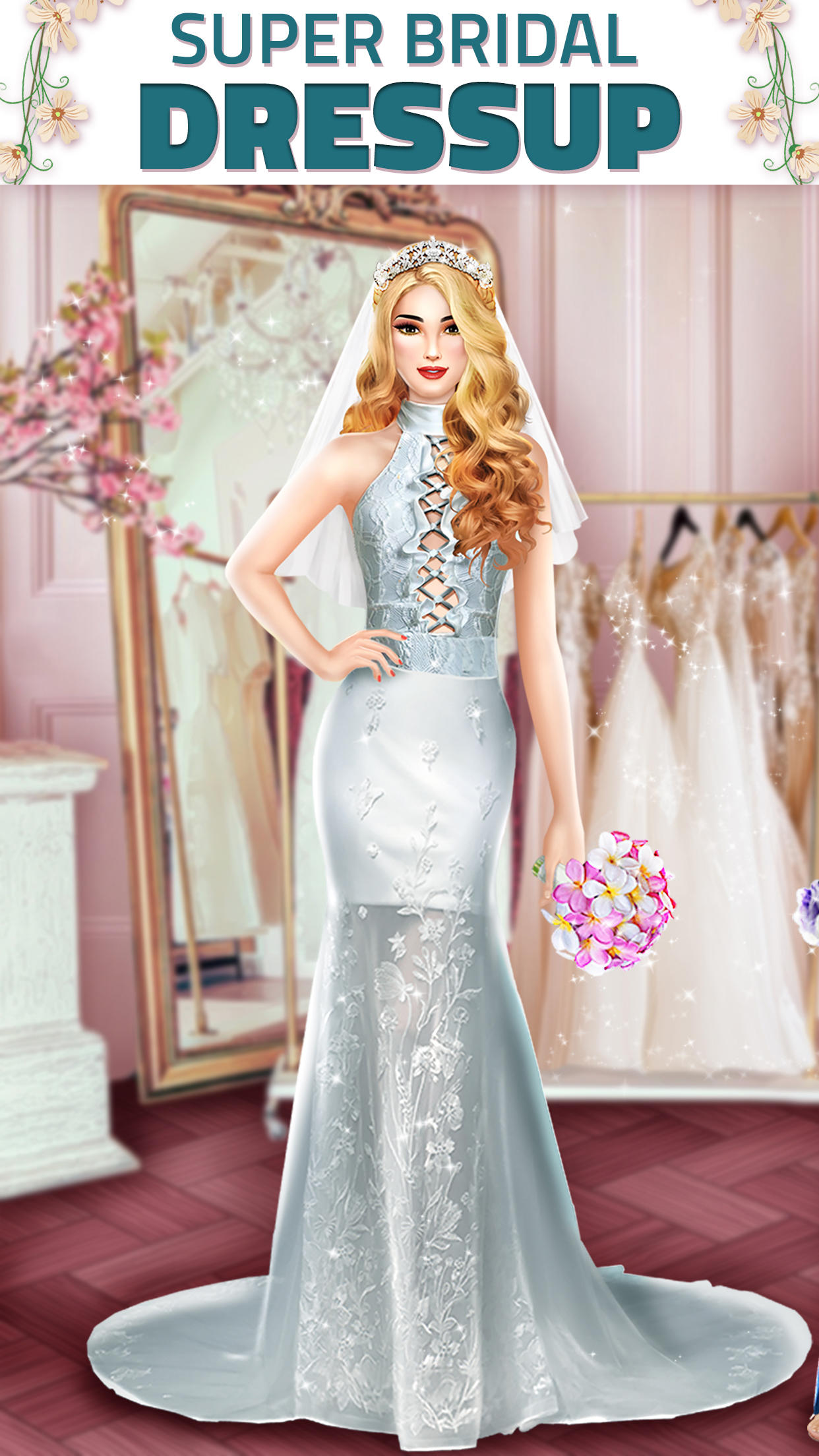 Screenshot 1 of Super Wedding Dress Up Stylist 6.0