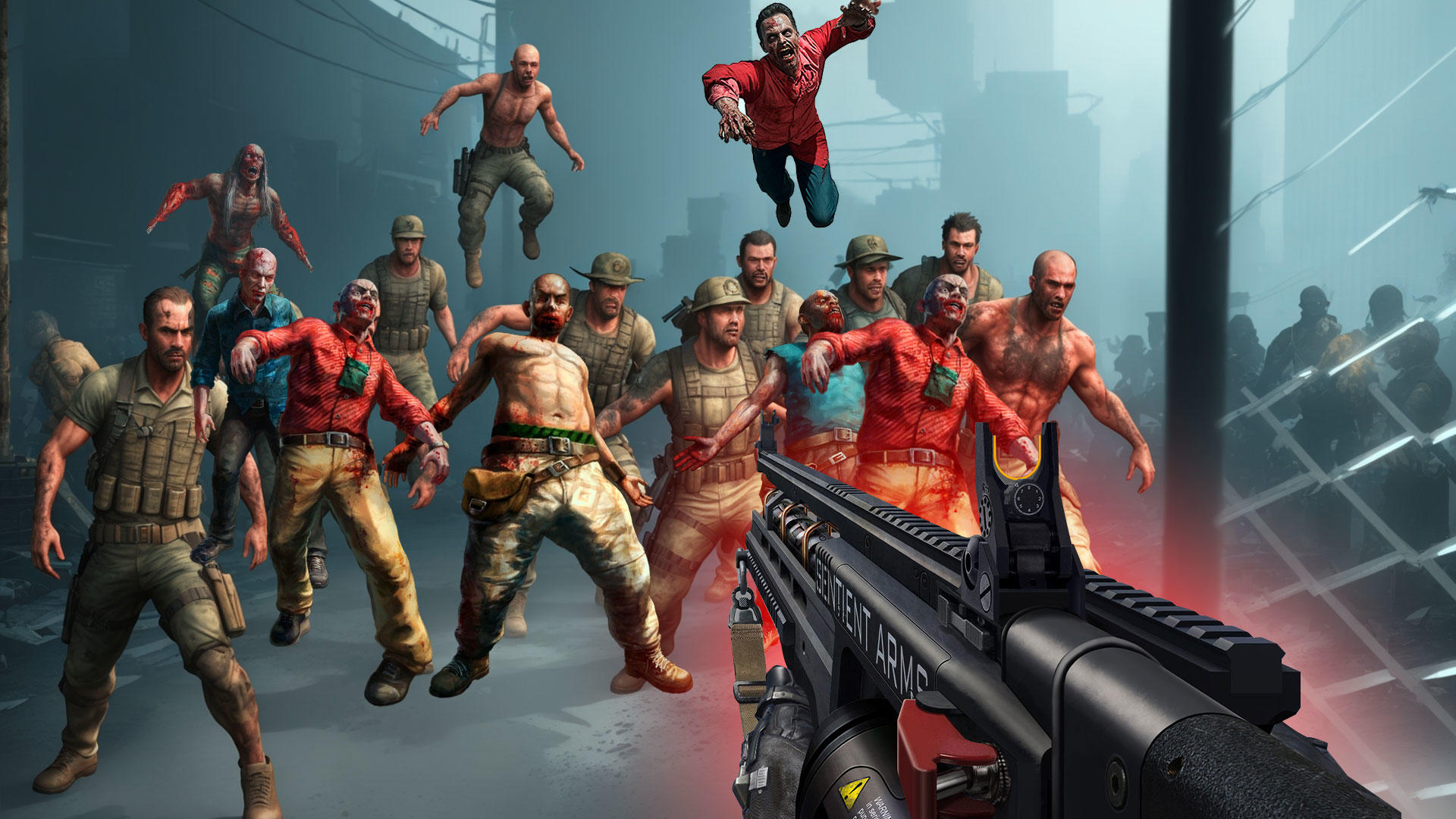 Zombie Survival Game 2024 ภาพหน้าจอเกม