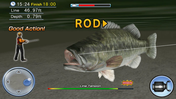 Screenshot of Bass Fishing 3D Premium