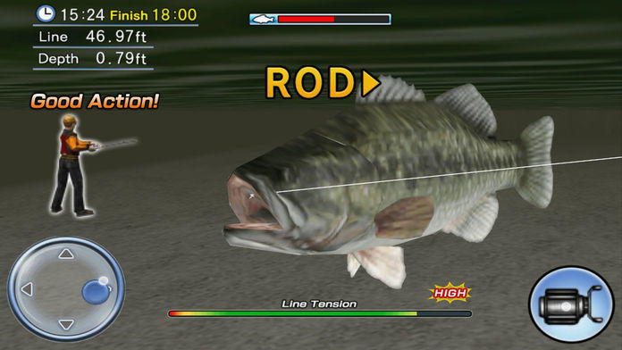 Bass Fishing 3D Premium Game Screenshot