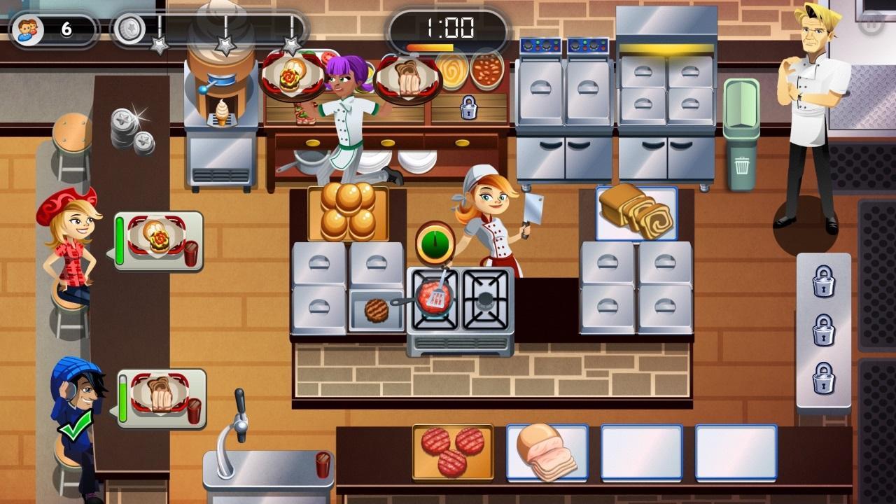 Скриншот игры RESTAURANT DASH: GORDON RAMSAY