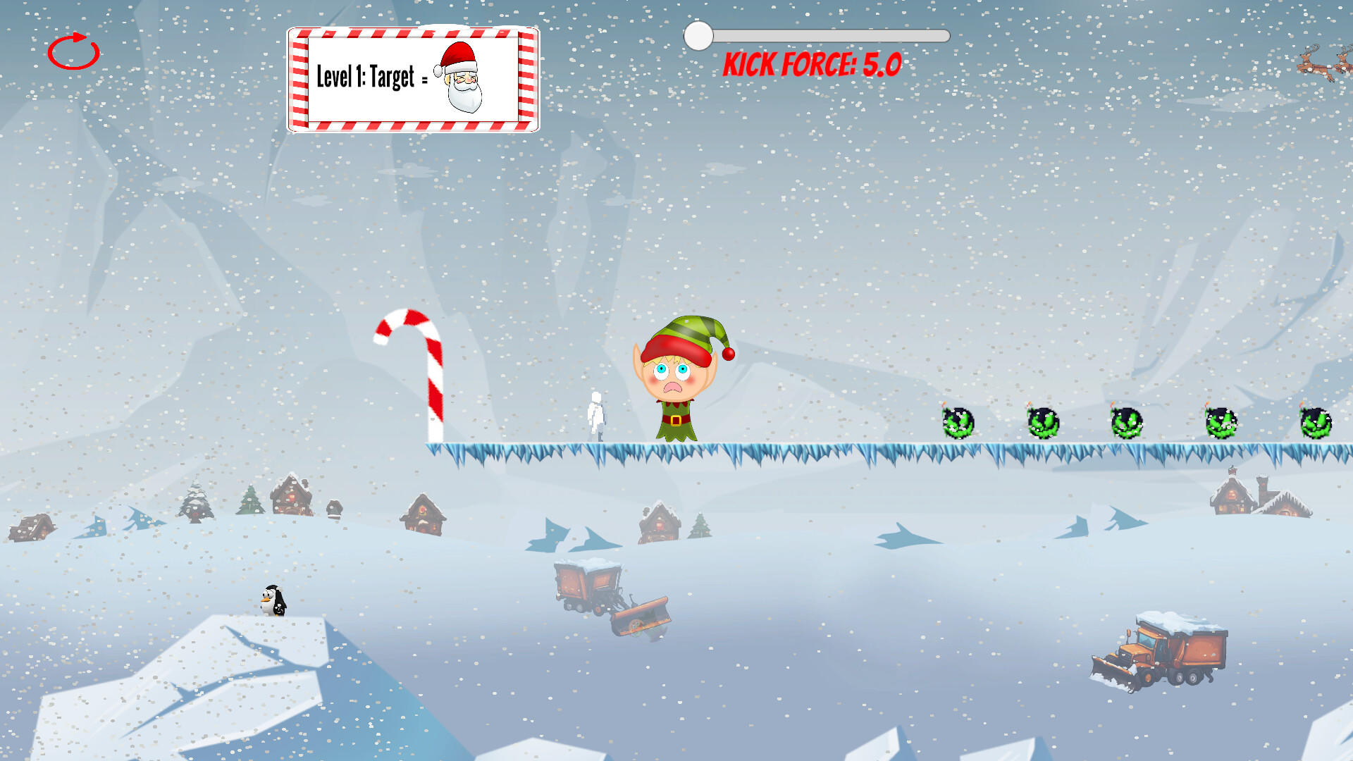 Screenshot of Elf Kicker