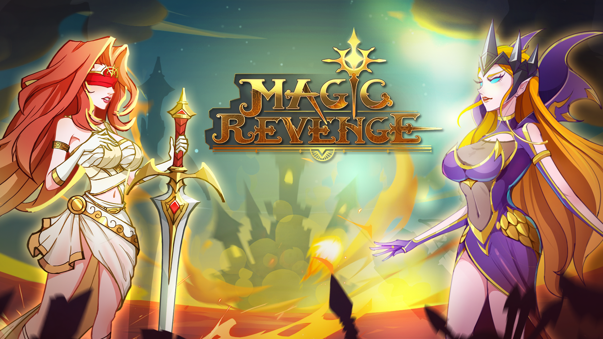 Screenshot 1 of Magic Revenge：Game nhập vai nhàn rỗi thông thường 1.0.106.347