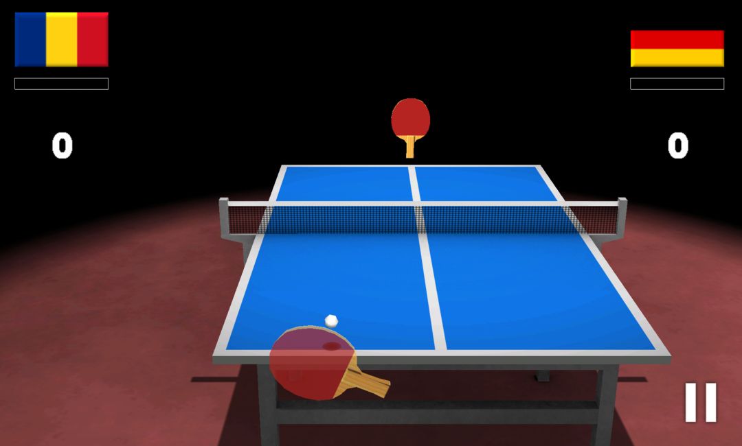 Screenshot of Virtual Table Tennis 3D