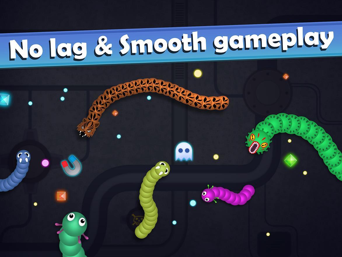 slither worm.io 遊戲截圖