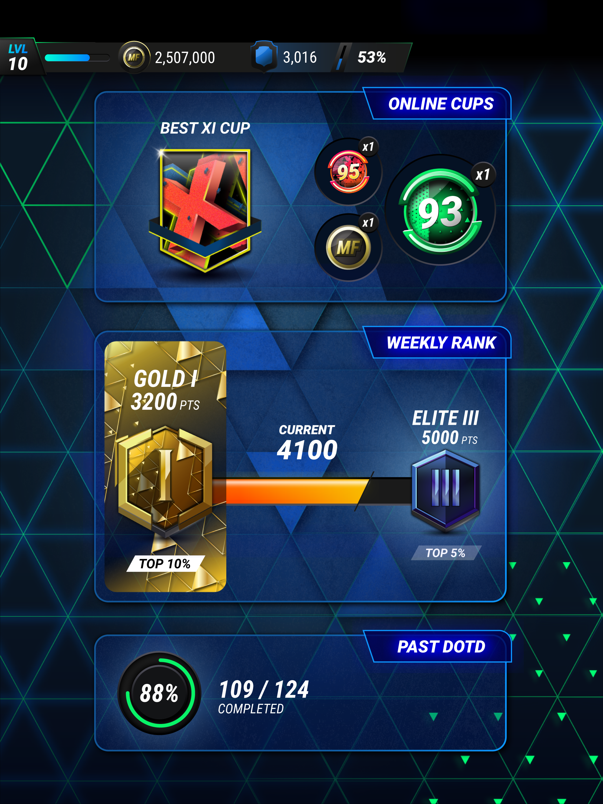 Screenshot of MADFUT 24