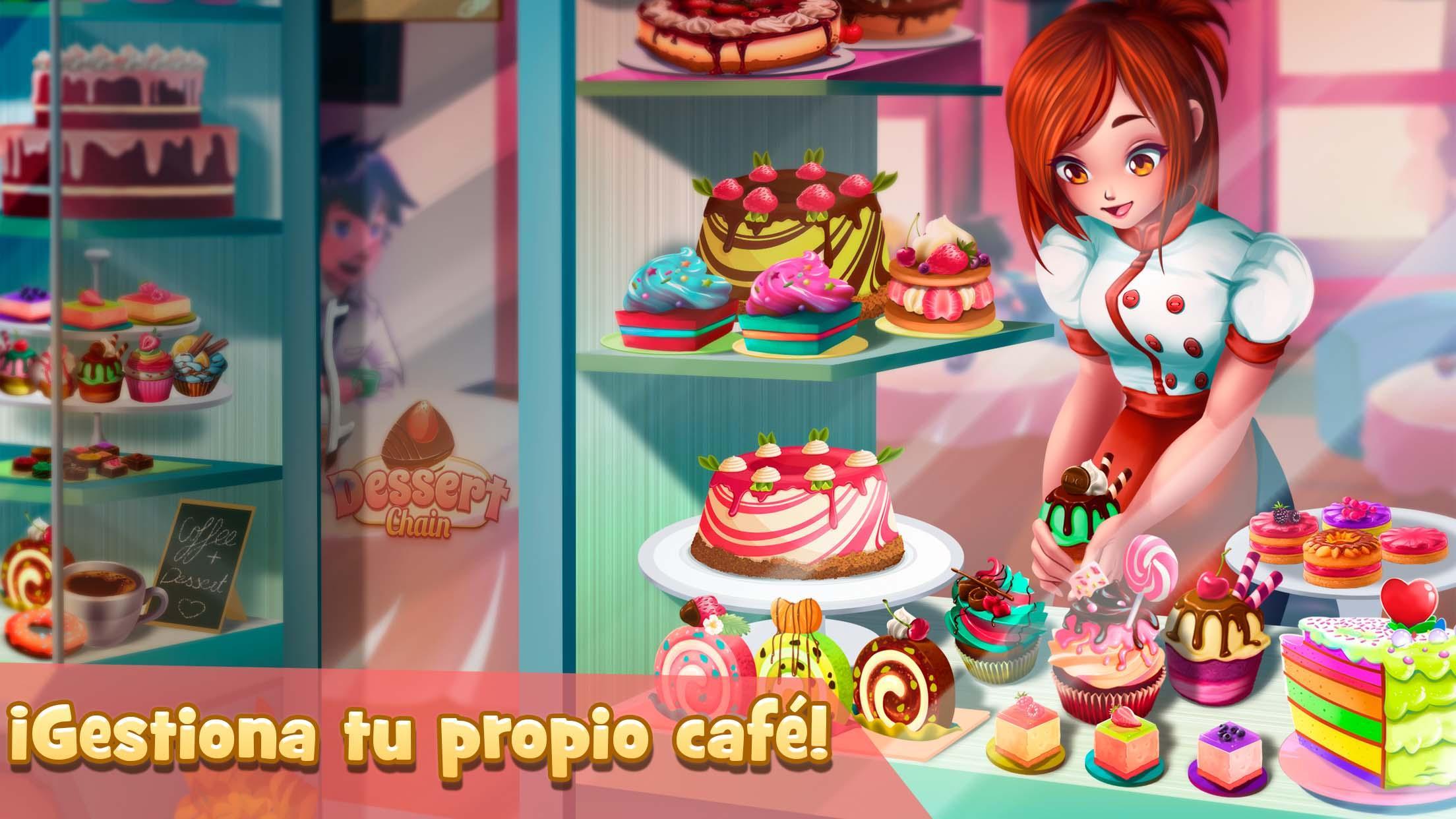 Captura de Pantalla del Juego Camarera de Cafetería: Postres