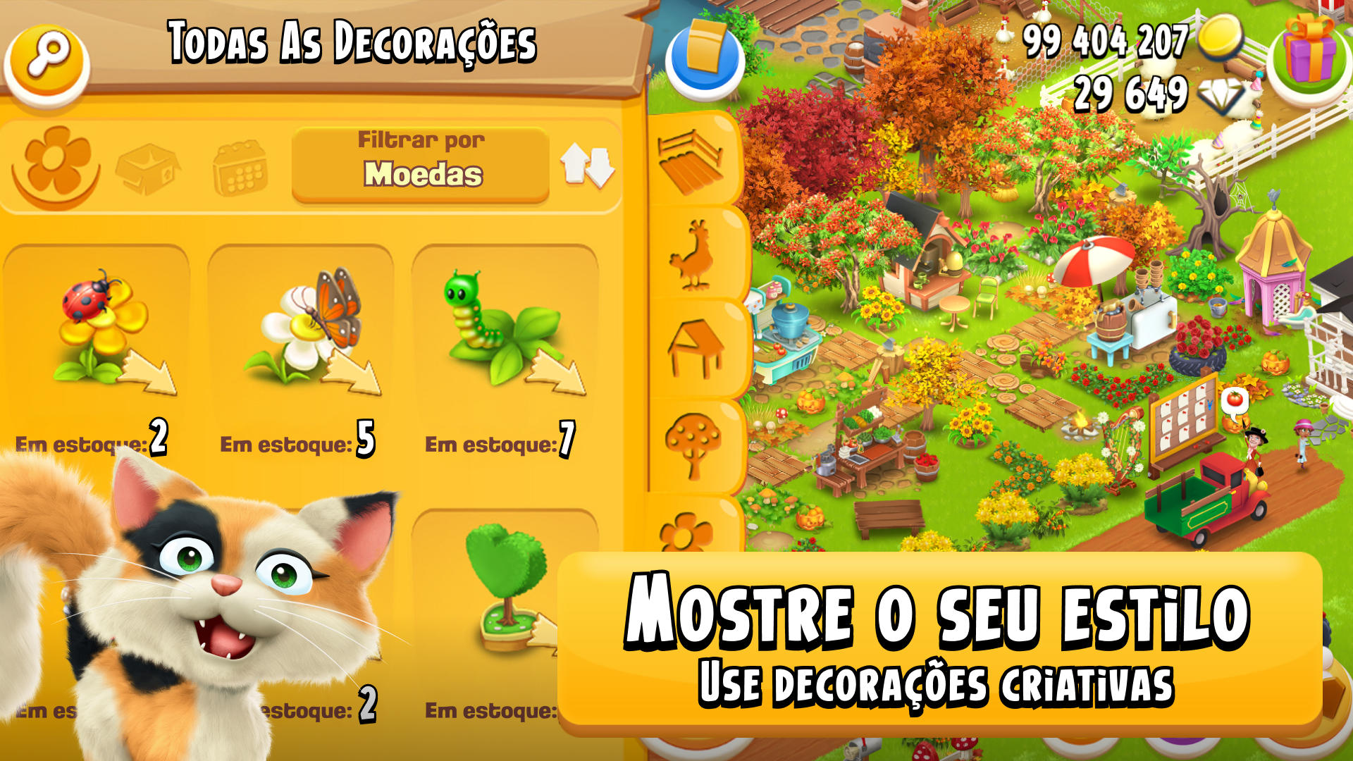 Captura de Tela do Jogo Hay Day