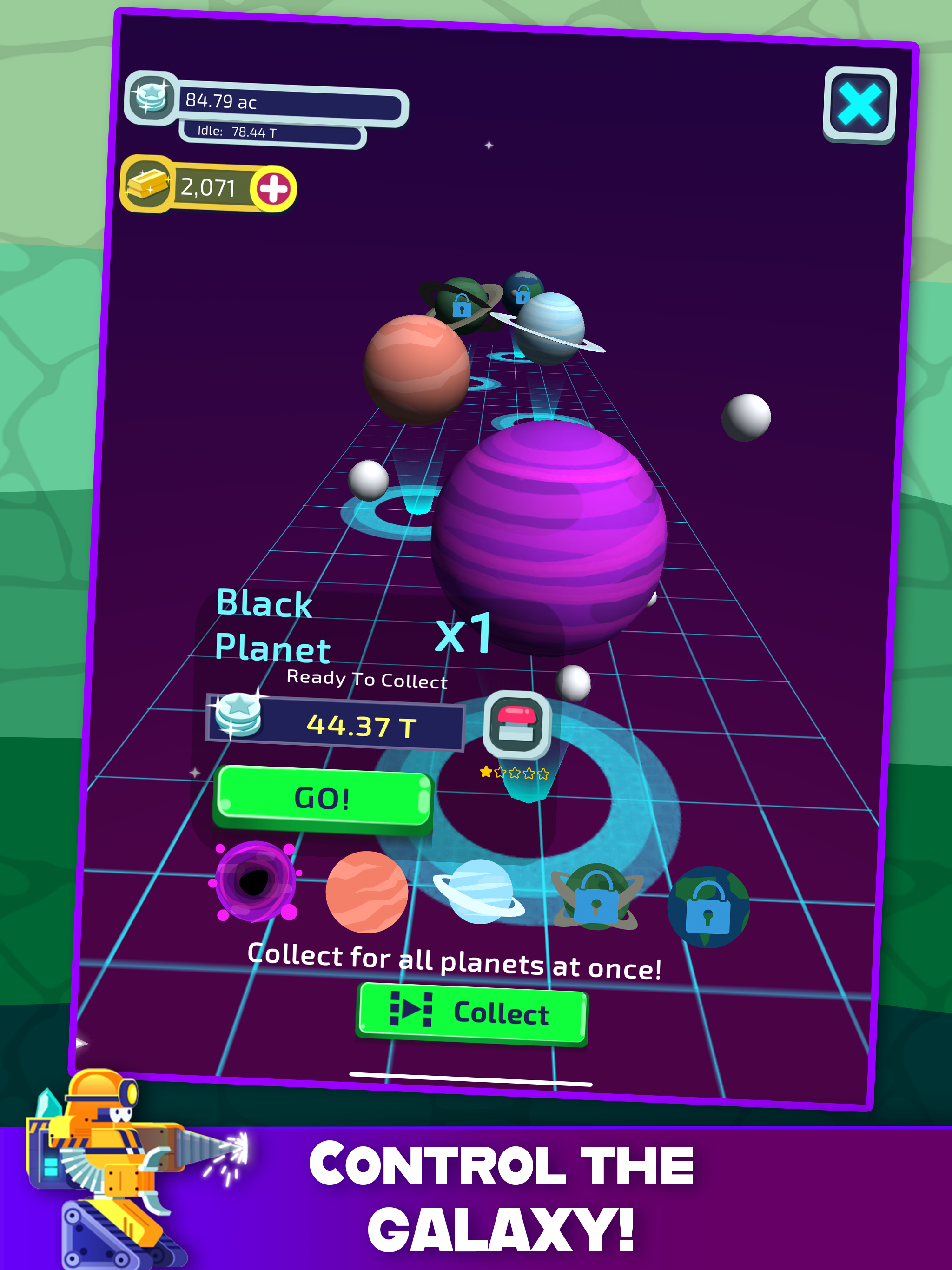 Milky Way Miner: Alien Worlds Game Screenshot
