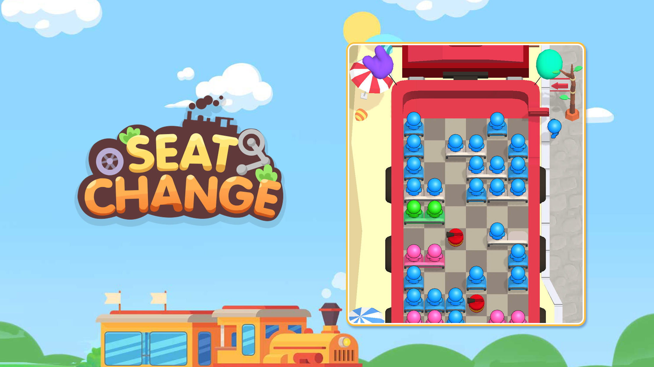 Fun Seat Jam: Bus Sort Game Game Screenshot
