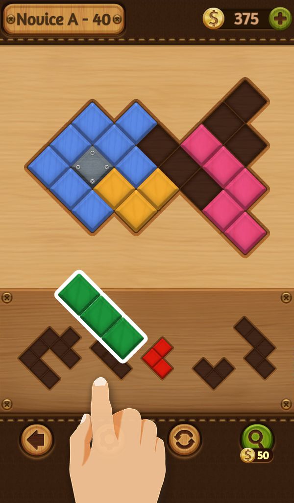Block Puzzle Games: Wood Collection遊戲截圖