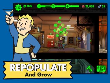 Cuplikan Layar Game Fallout Shelter