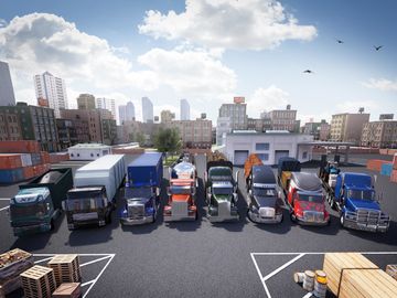 Скриншот игры Truck Simulator PRO 2016