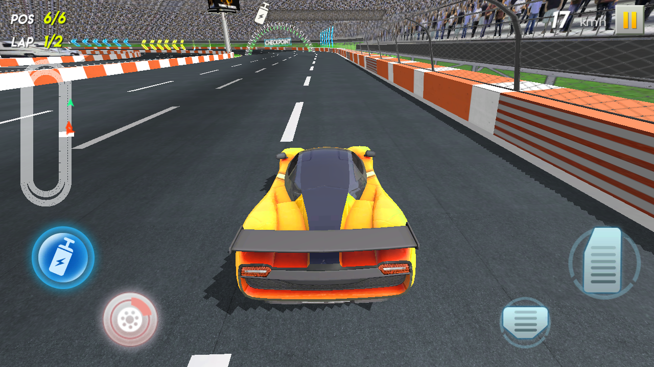 Screenshot 1 of Amazing Car Racing 2019 3.7