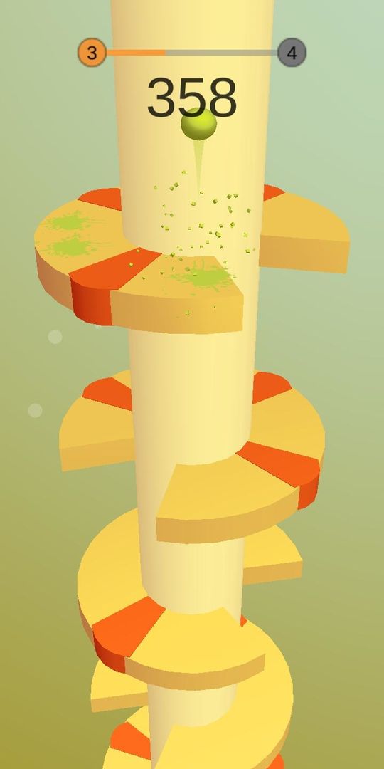 Bouncy Ball Spiral screenshot game