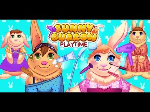 Screenshot of the video of Bunny Burrow Playtime