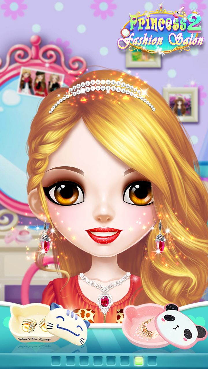 Princess Makeup Salon 2 Game Screenshot