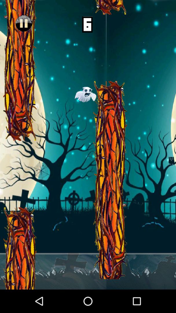 Flappy ghost screenshot game
