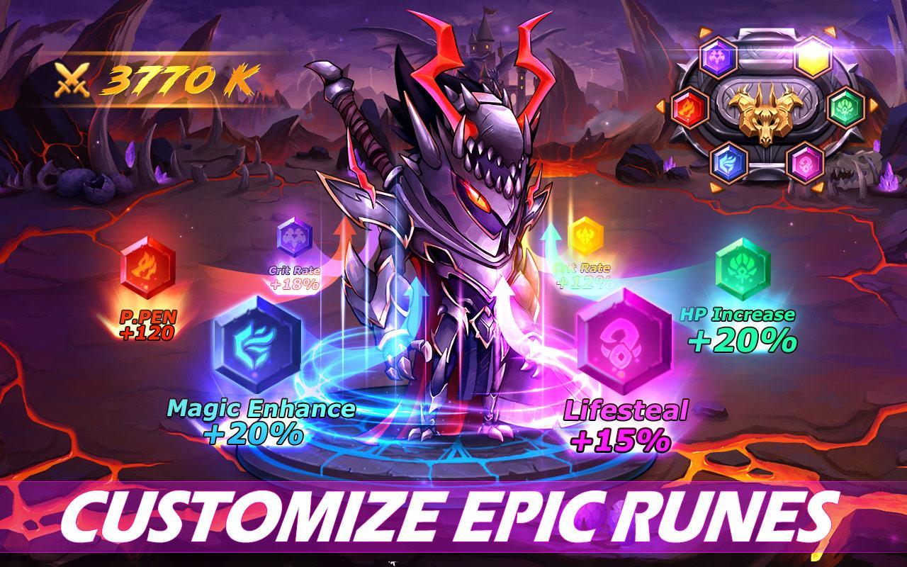 Runelords Arena: Turn-based Tactics Idle Hero RPG Game Screenshot