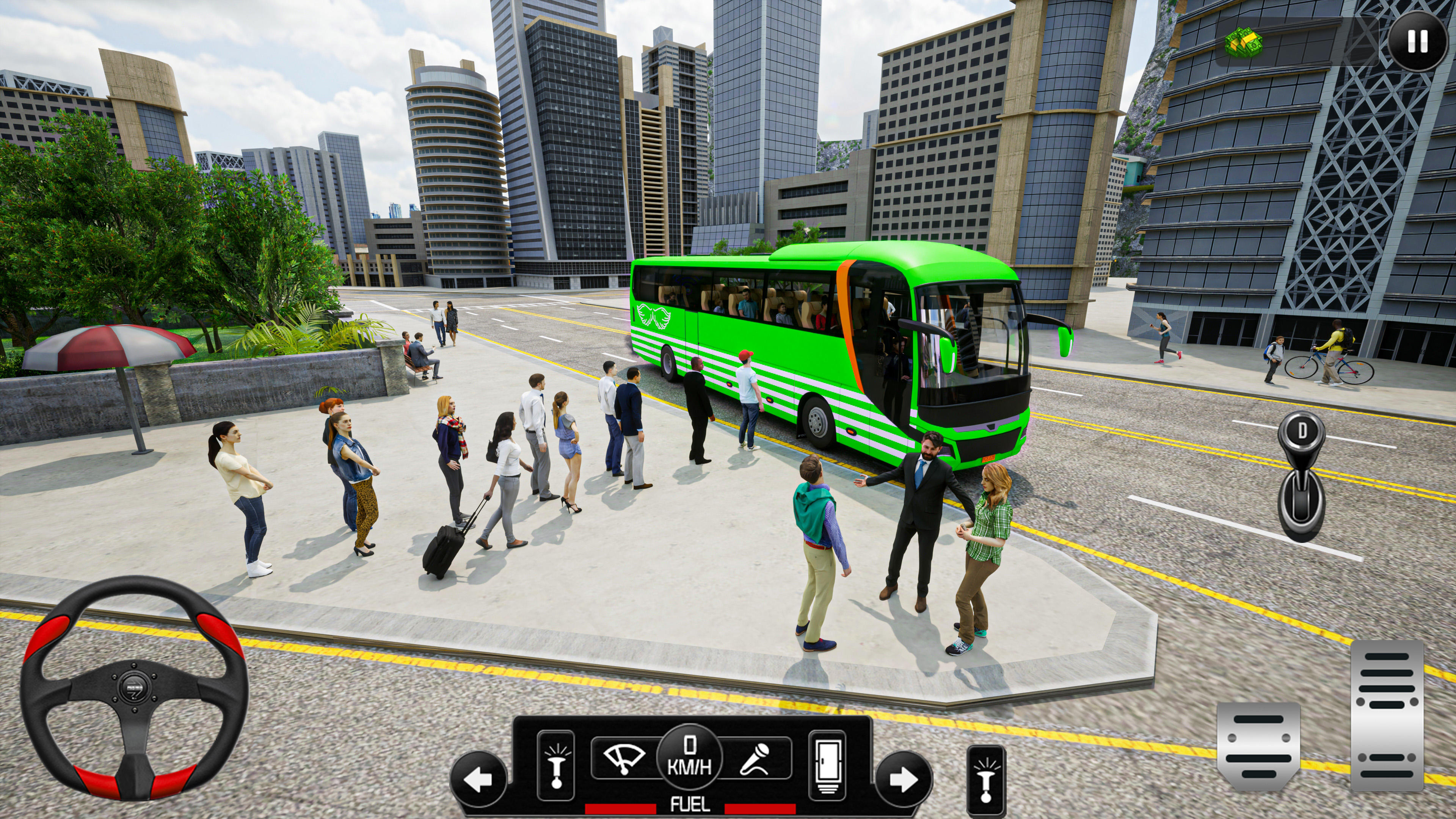 Screenshot 1 of Simulateur de bus américain illimité 0.26