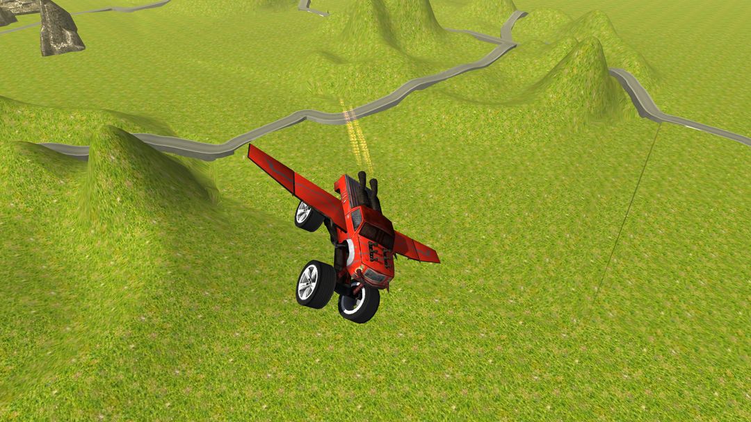 Flying Monster Truck Simulator screenshot game