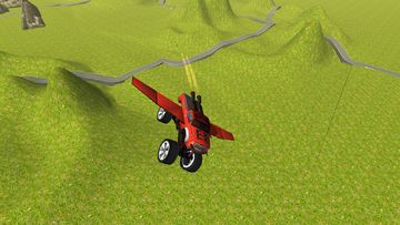 Скриншот игры Flying Monster Truck Simulator