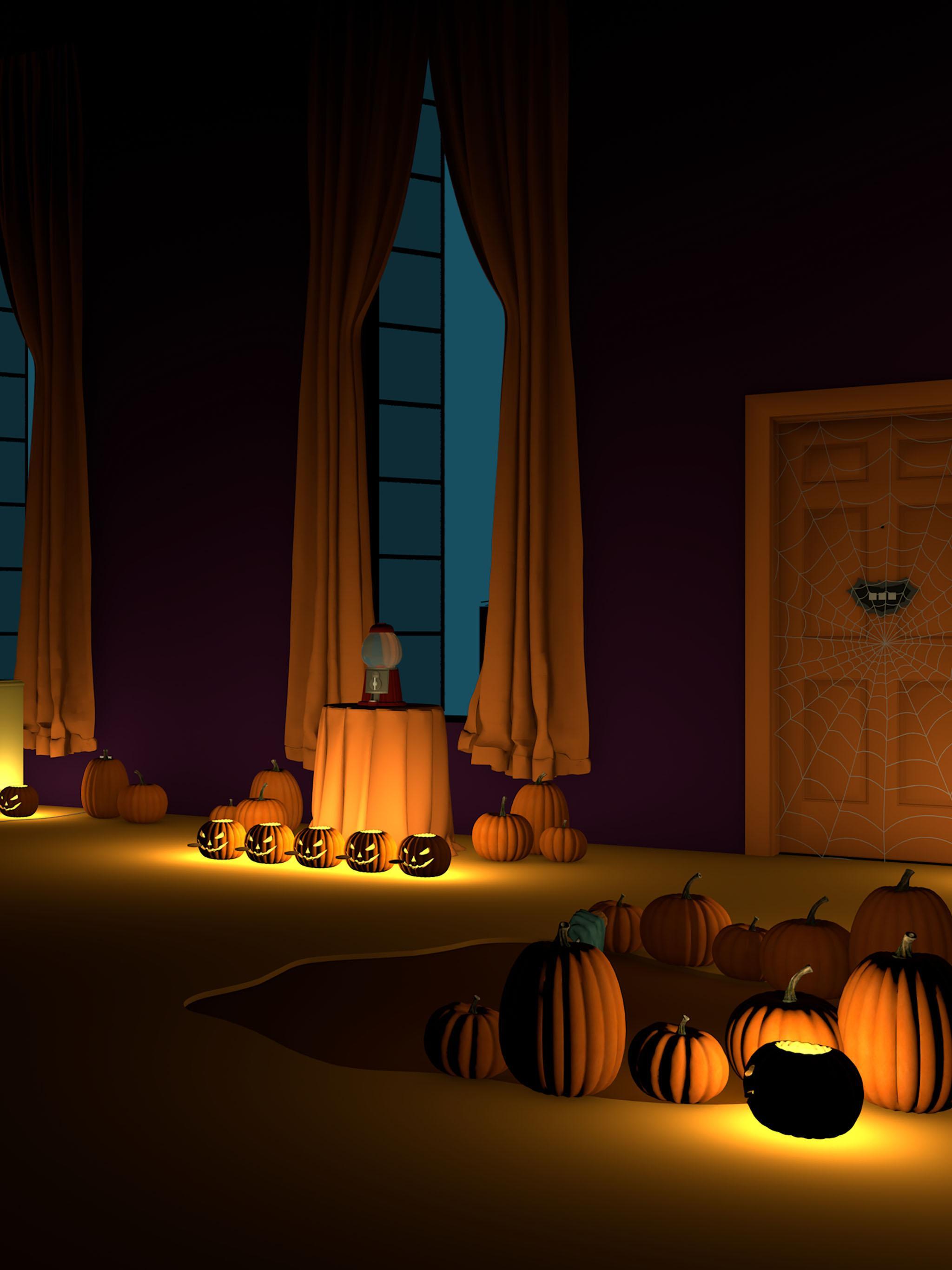 脱出ゲーム Halloween おばけとかぼちゃと魔女の家のキャプチャ