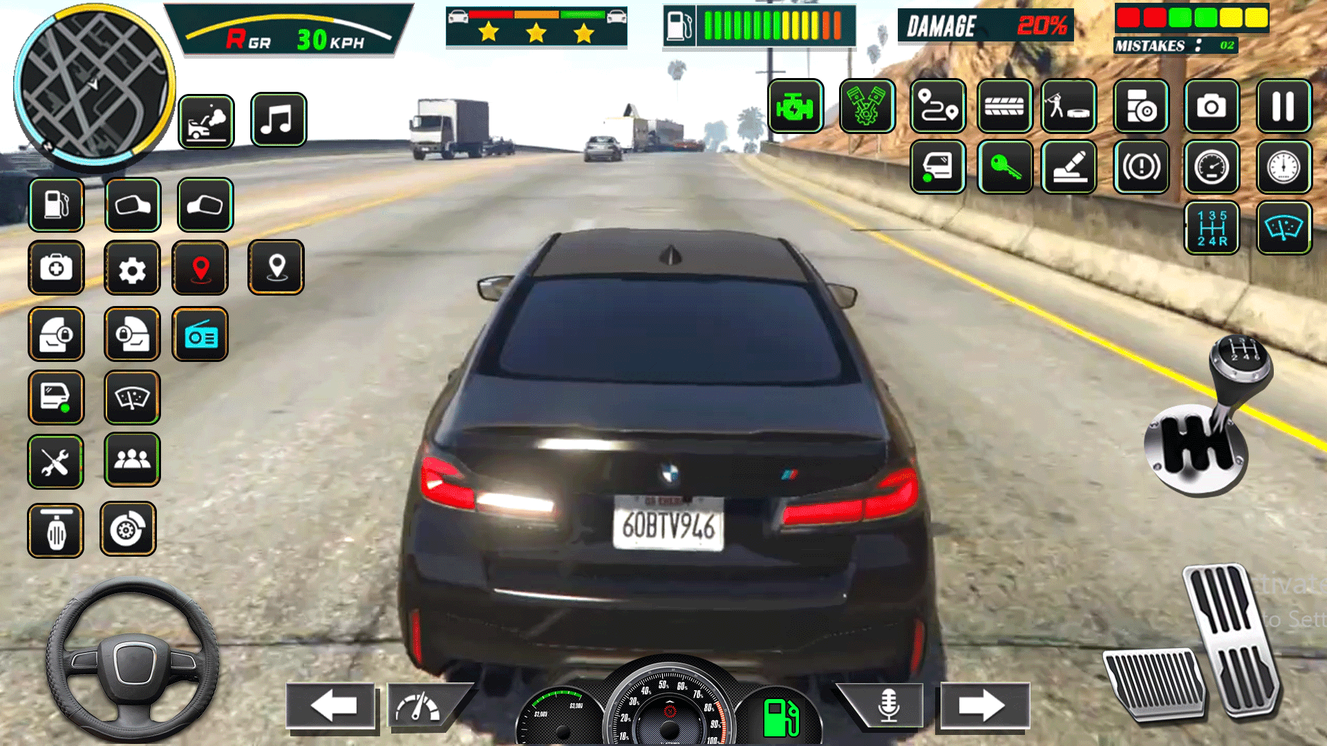 Cuplikan Layar Game Car Parking Car Driving School