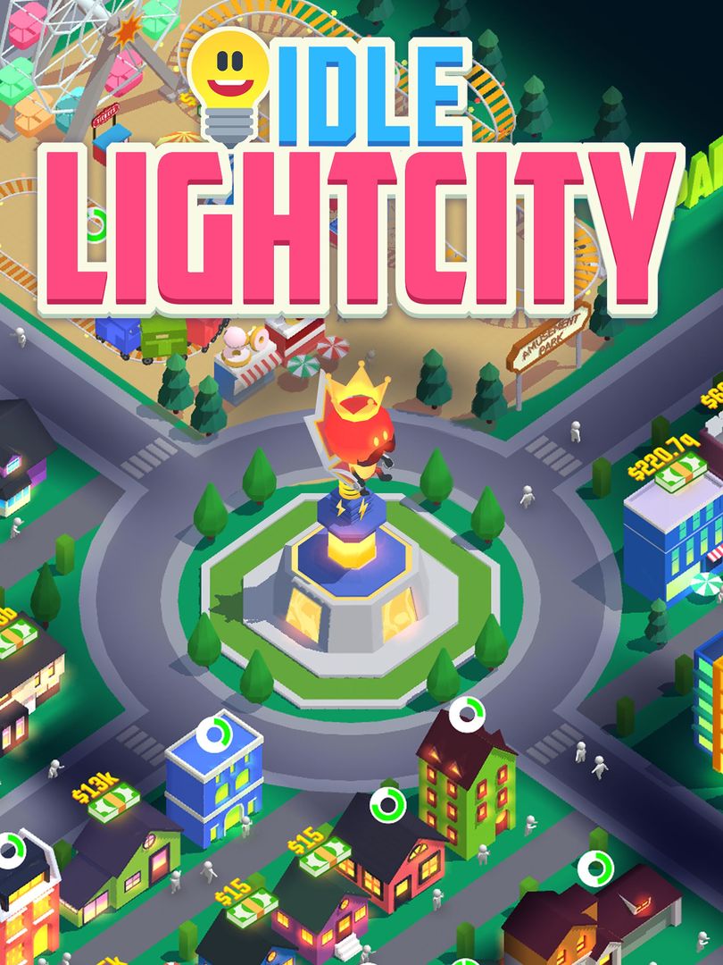 Idle Light City - 방치형게임 게임 스크린 샷