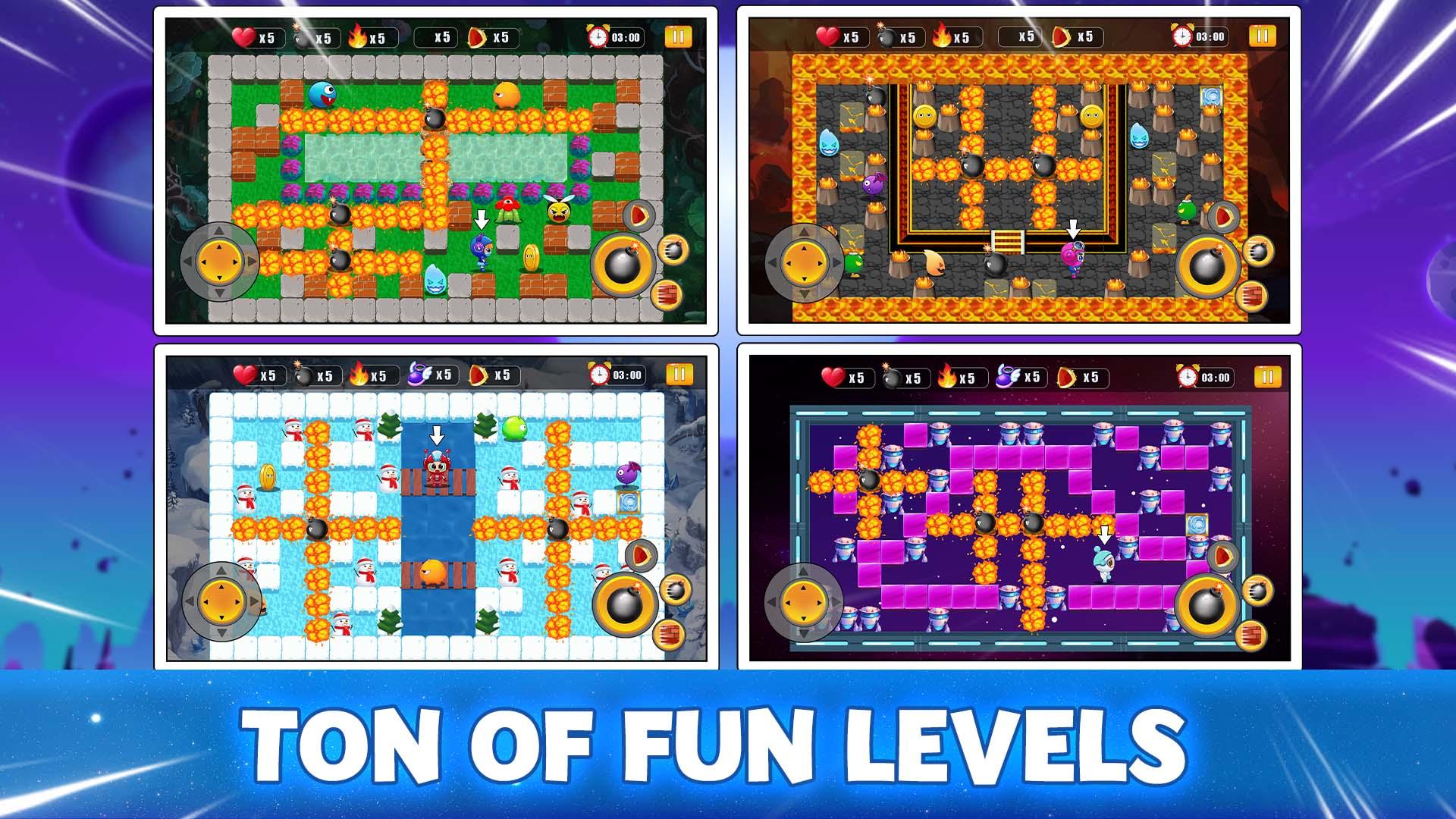 Bomber Battle : Bomb Man Arena Game Screenshot