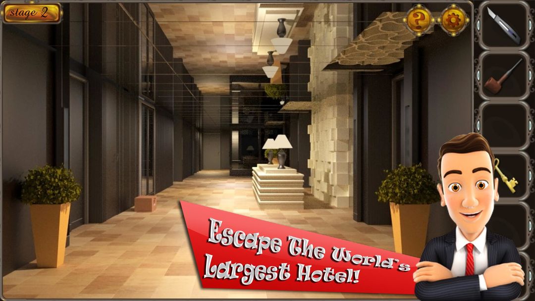 Escape World's Largest Hotel 게임 스크린 샷