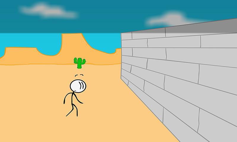 Stickman Breaking the Bank : Think out of the box Game Screenshot