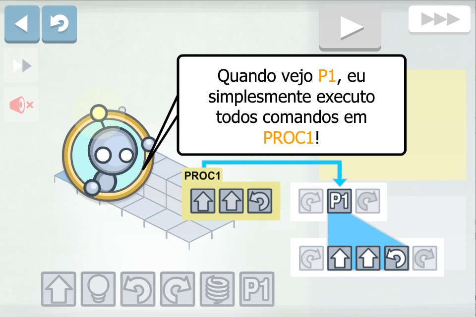 Captura de Tela do Jogo Light-bot