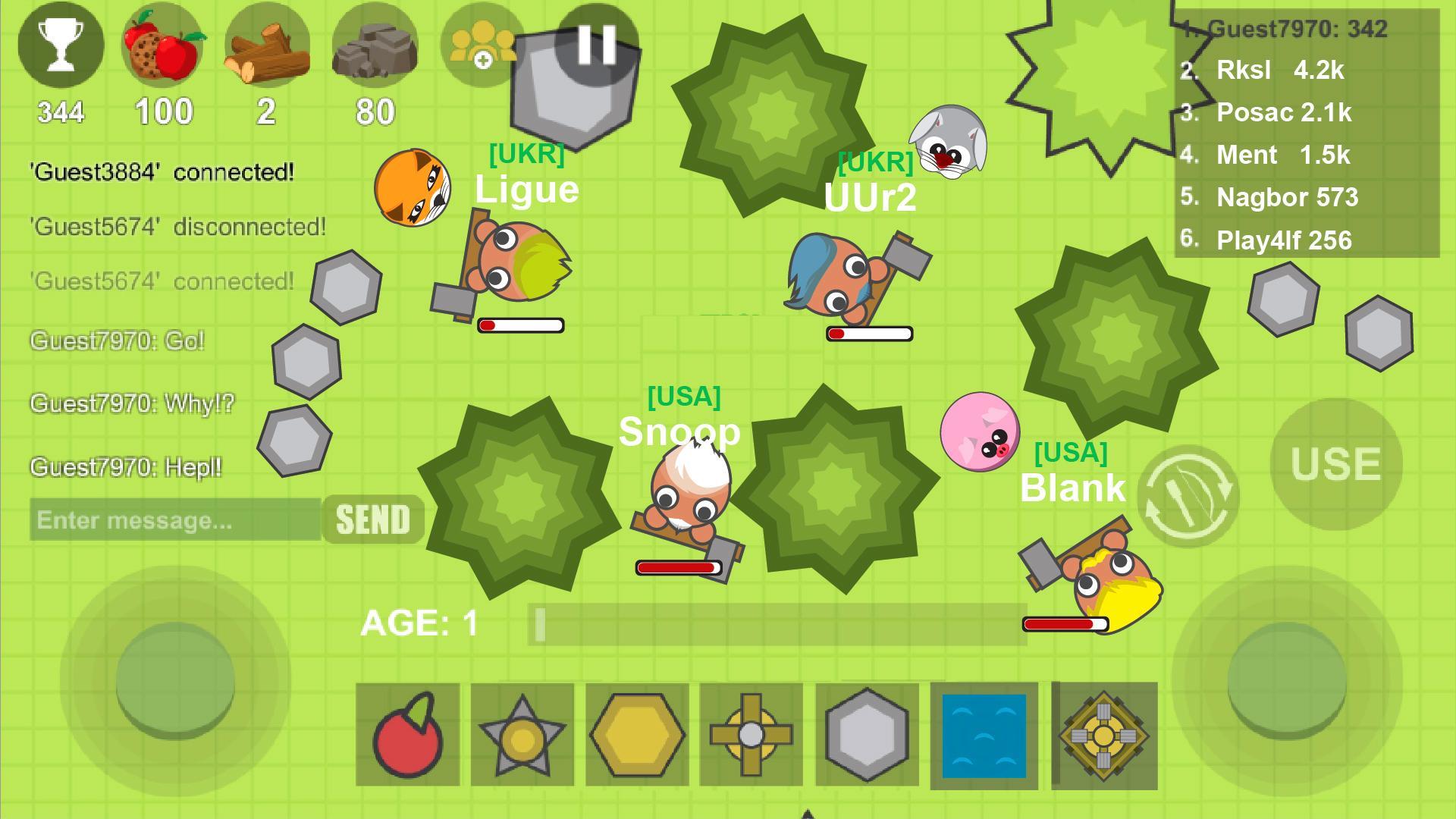 moofarm.io online multiplayer Game Screenshot
