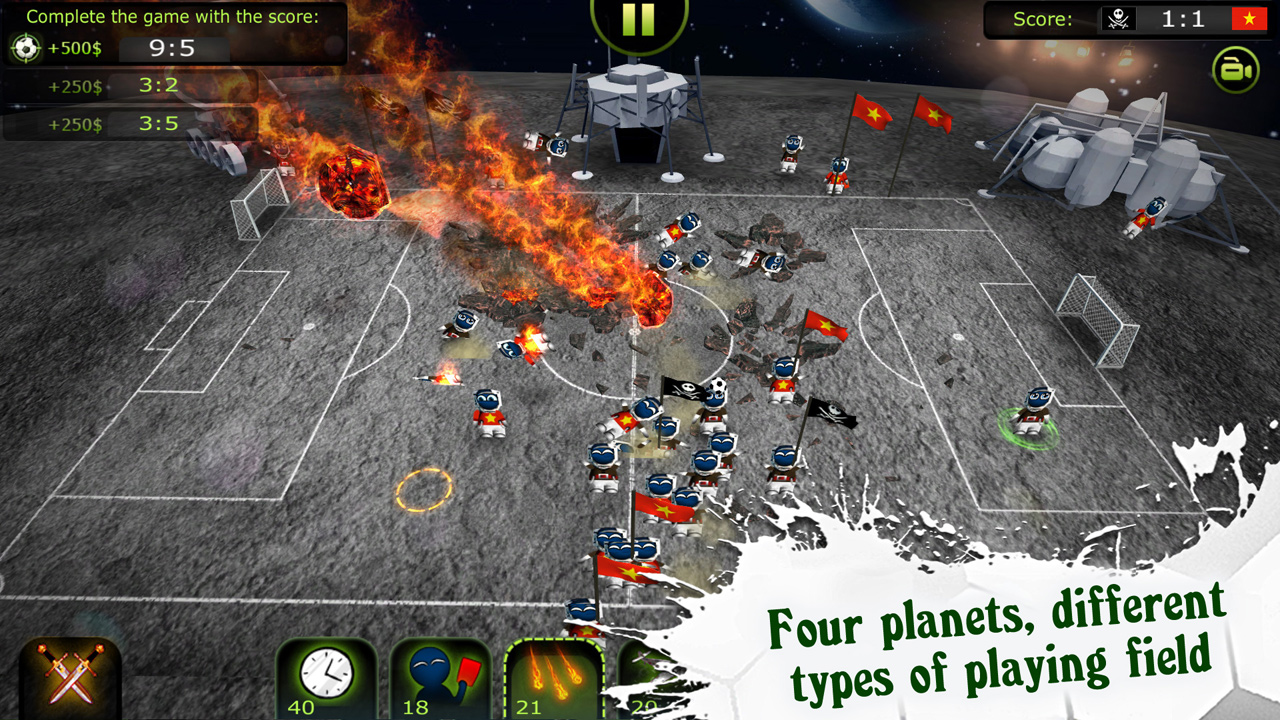 FootLOL: Crazy Soccer game Game Screenshot
