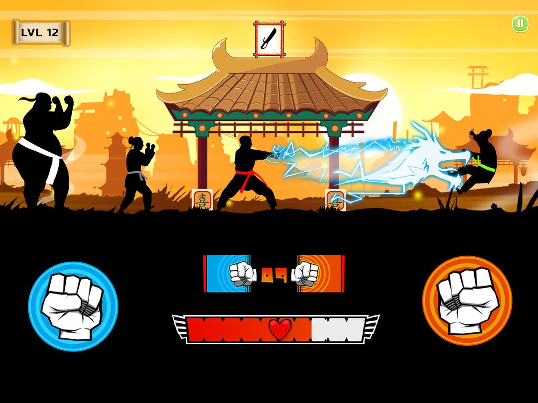 Karate Fighter : Real battles 게임 스크린 샷