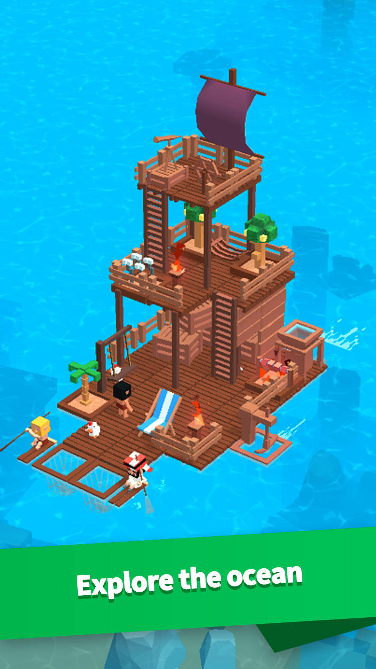 Idle Arks: Build at Sea Game Screenshot
