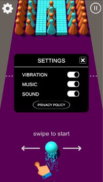Color Dot 3D : Ball bump game Game Screenshot