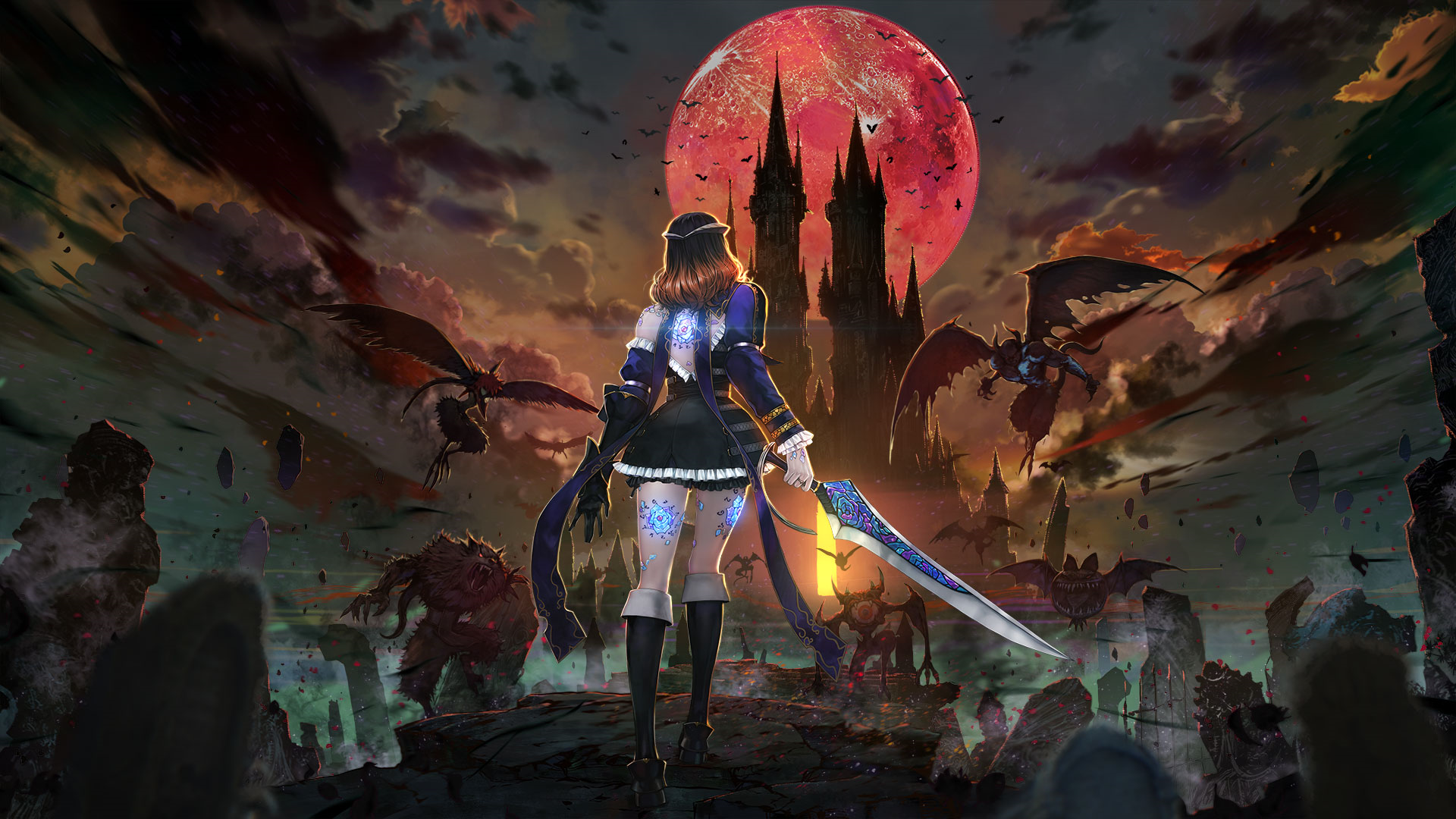 Banner of Bloodstained: Ritual da Noite 