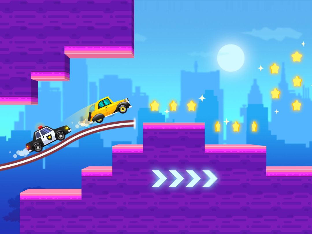 Sky Escape - Car Chase 게임 스크린 샷