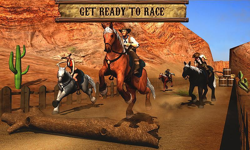 Texas Wild Horse Race 3D遊戲截圖