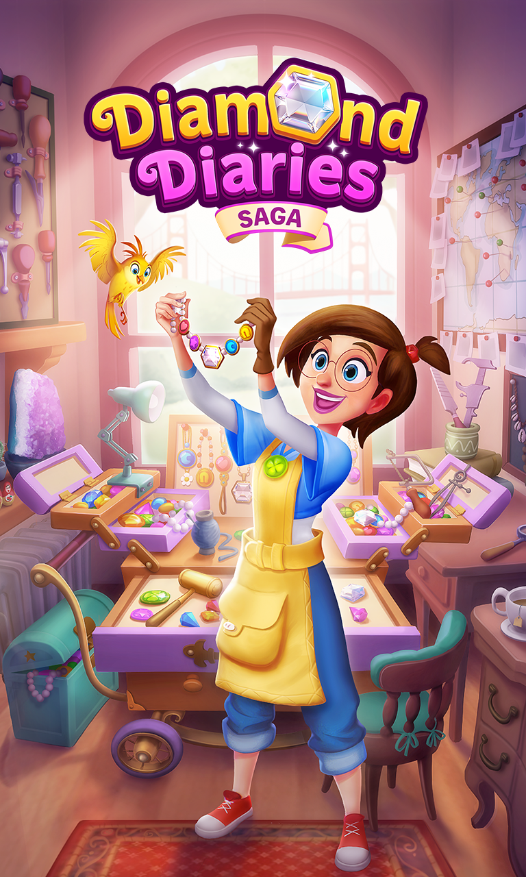Cuplikan Layar Game Diamond Diaries Saga