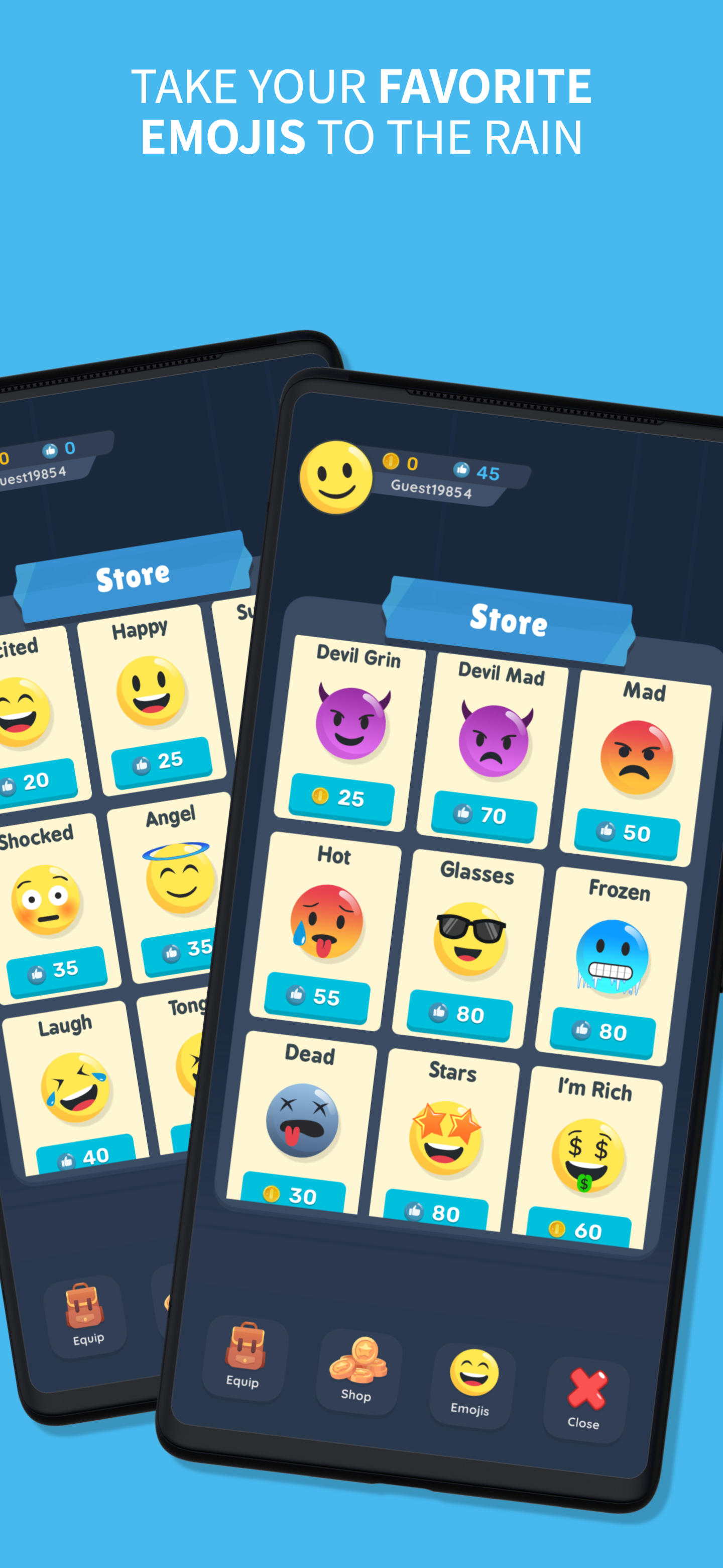 Emoji Storm Game Screenshot