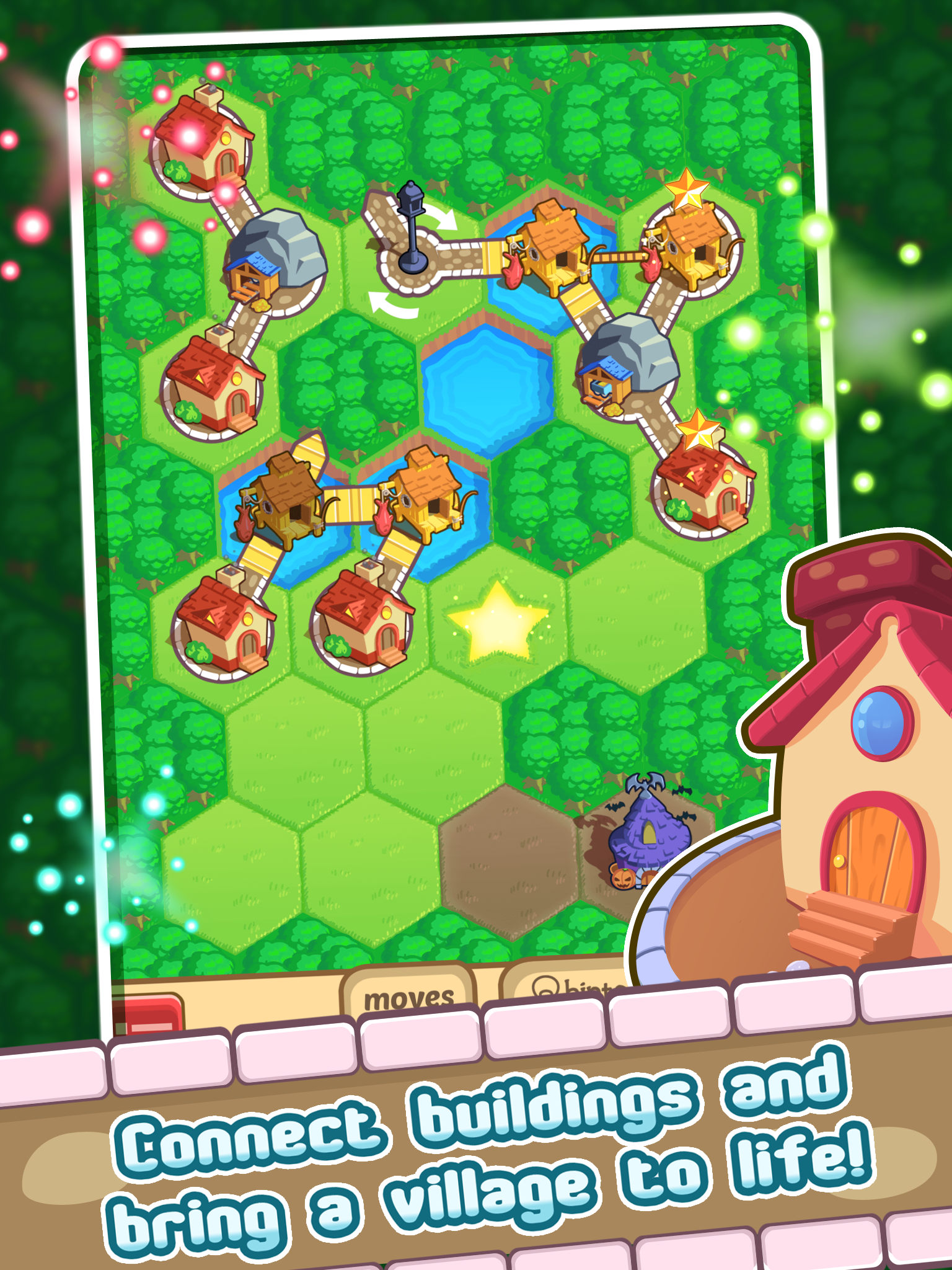 Little Bridges - Make Paths to Link The Village! Game Screenshot