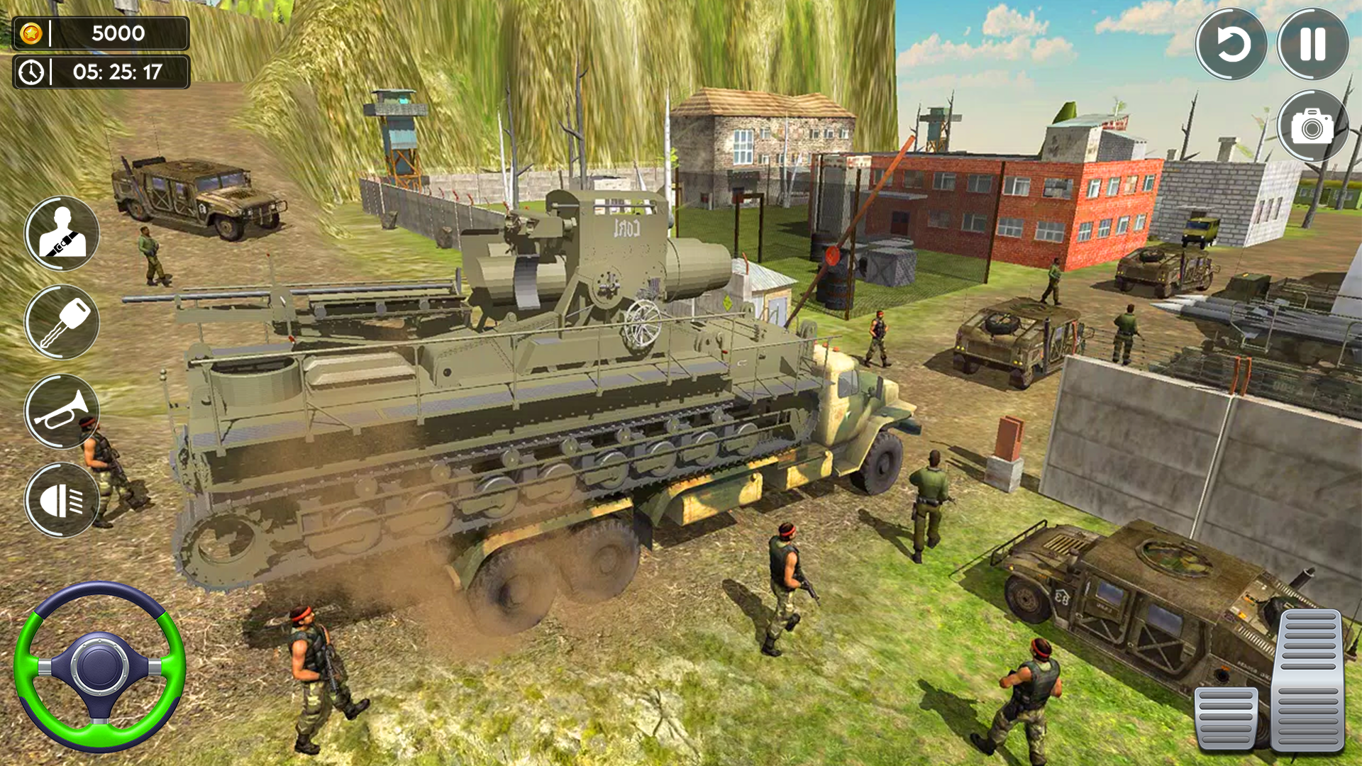 Army Truck Military Simulator Game Screenshot