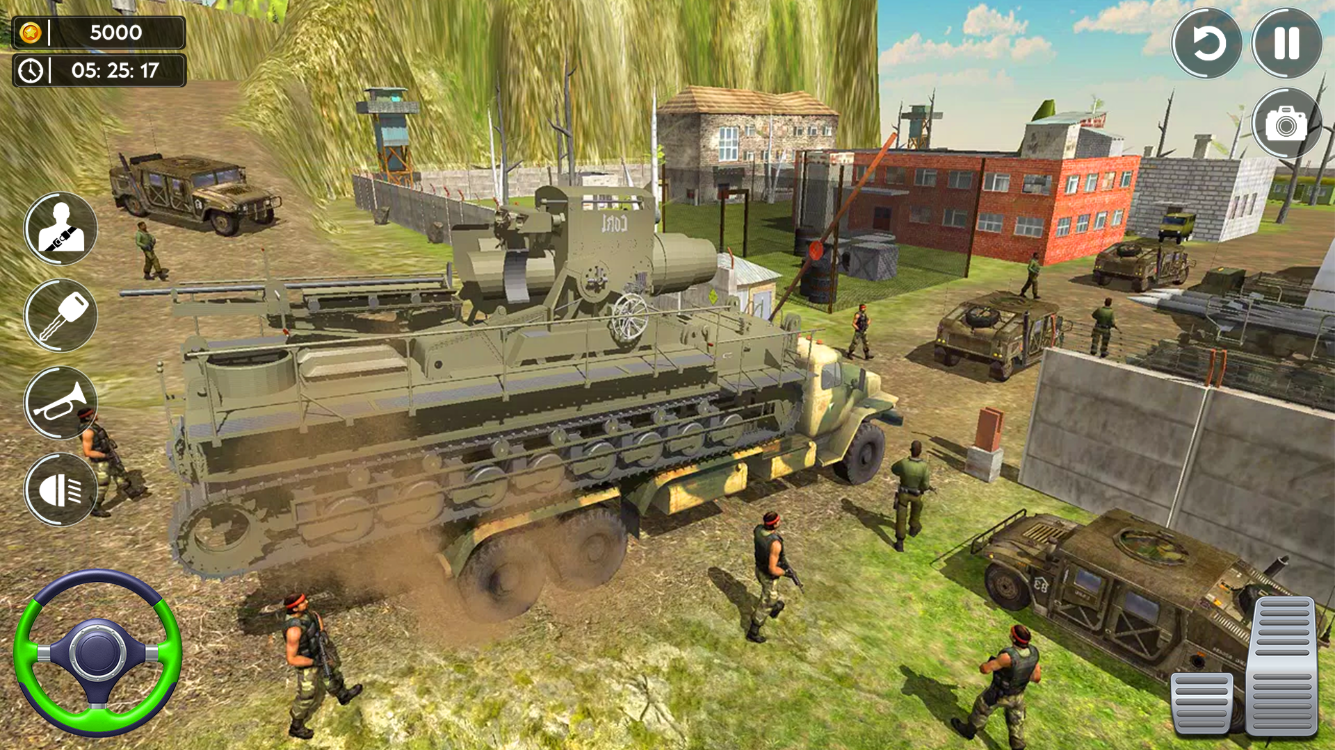 Army Truck Military Simulator 遊戲截圖