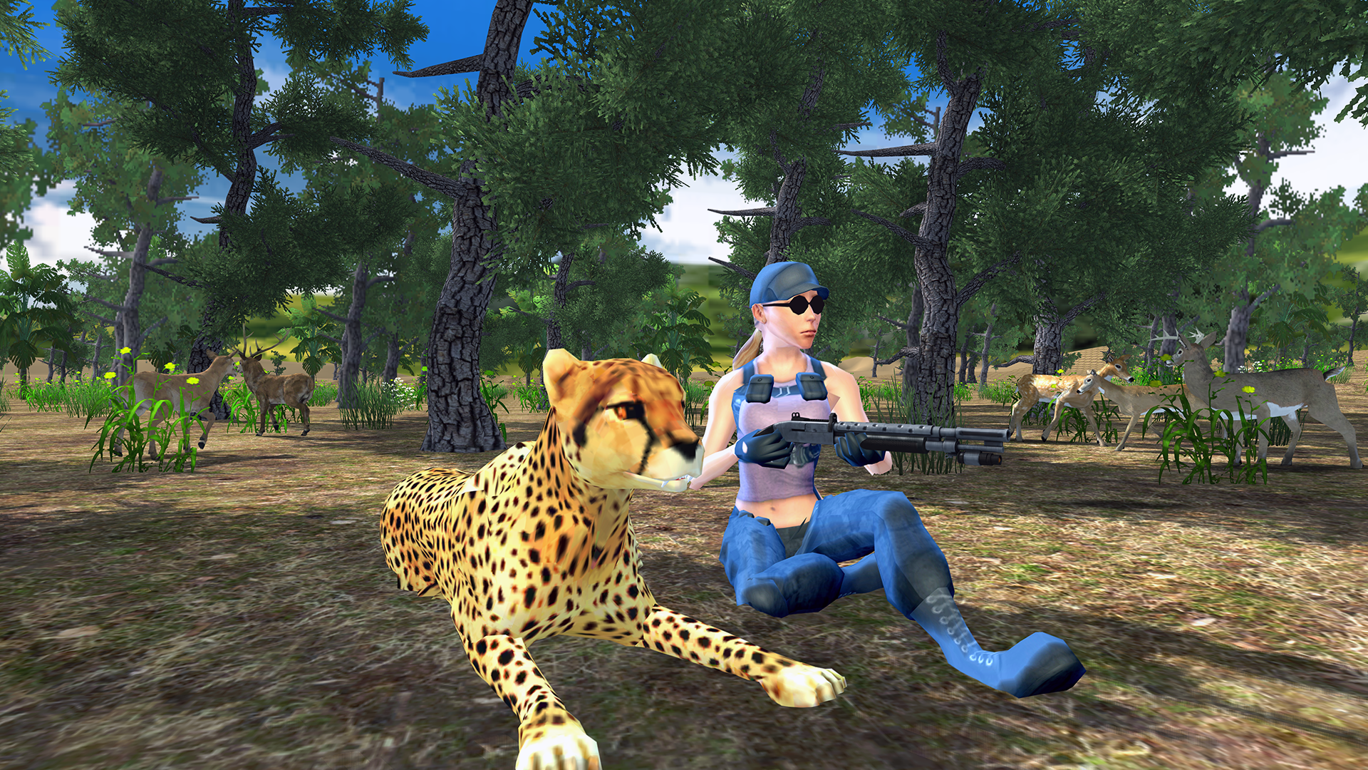 Animal Safari Deer Hunter Game Screenshot